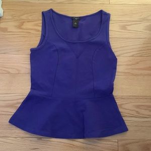 Purple dressy tank top